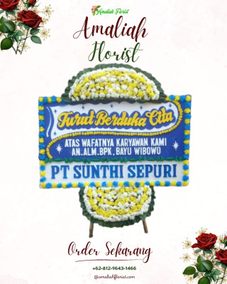 Papan Bunga Duka di Soromandi