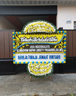 Papan Bunga Duka di Soromandi
