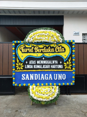 Papan Bunga Duka di Soromandi